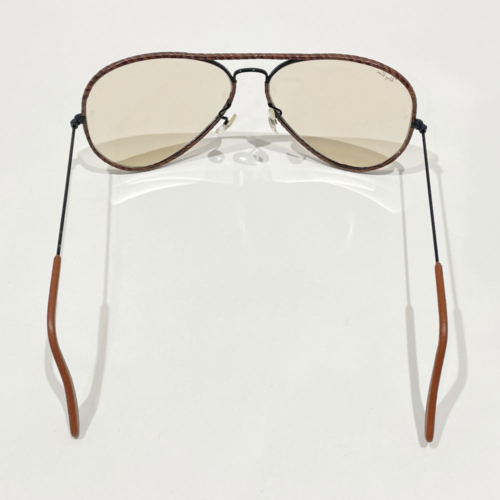 Ray-Ban(レイバン) 革巻き アビエーター ラージメタル2 LEATHERS ヴィンテージ サングラス メタル/ ユニセックス【中古A】20241101