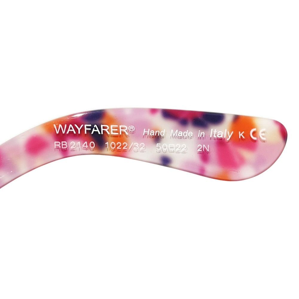 Ray-Ban(レイバン) WAYFARER ウェイファーラー SPECIAL SERIES #1 Flower RB2140 1022 サングラス アセテート/ ユニセックス【中古A】20241101