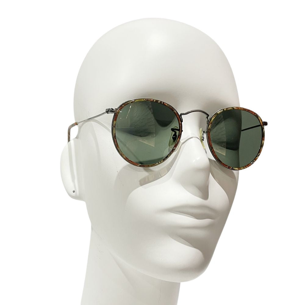 Ray-Ban(レイバン) ROUNDMETAL ラウンドメタル ミル打ち モザイクチップ マーブル WSAS W1676 サングラス メタル/プラスチック ユニセックス【中古AB】20241102