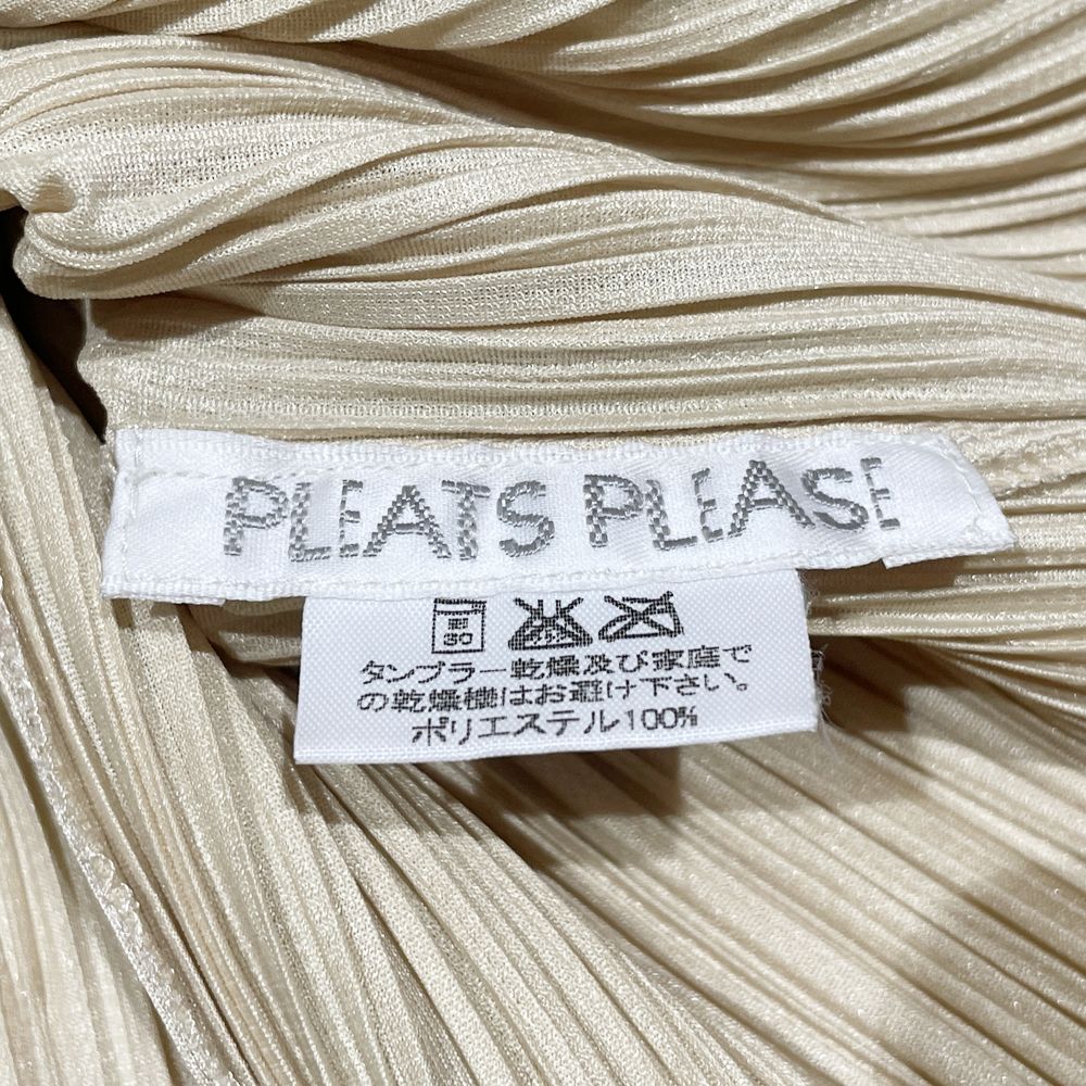 PLEATS PLEASE(プリーツプリーズ) イッセイミヤケ プリーツ加工 定番 羽織り サイズ3 長袖シャツ ポリエステル レディース【中古B】20241019