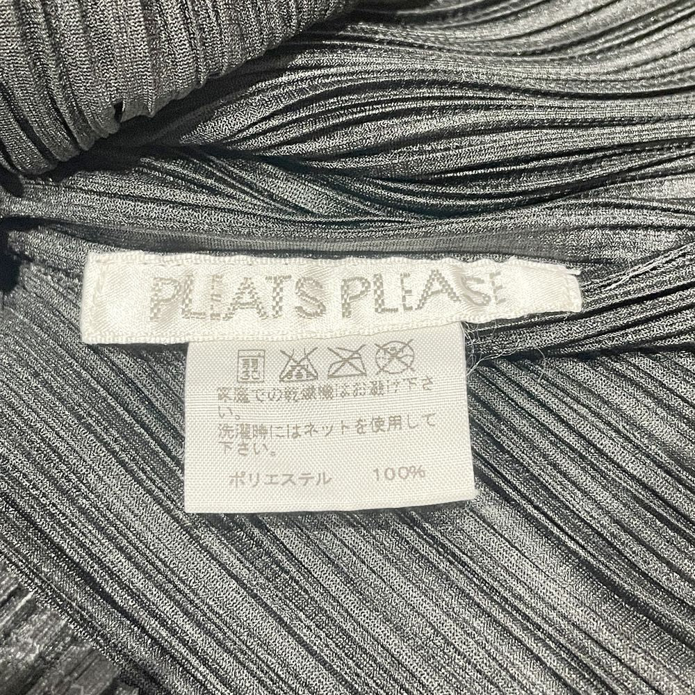 PLEATS PLEASE(プリーツプリーズ) イッセイミヤケ プリーツ加工 半袖 サイズ3 PP55-JK103 カットソー ポリエステル レディース【中古B】20241019