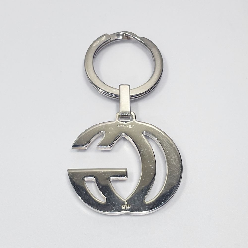 GUCCI(グッチ) GGロゴ キーホルダー シルバー925 【中古】20241104