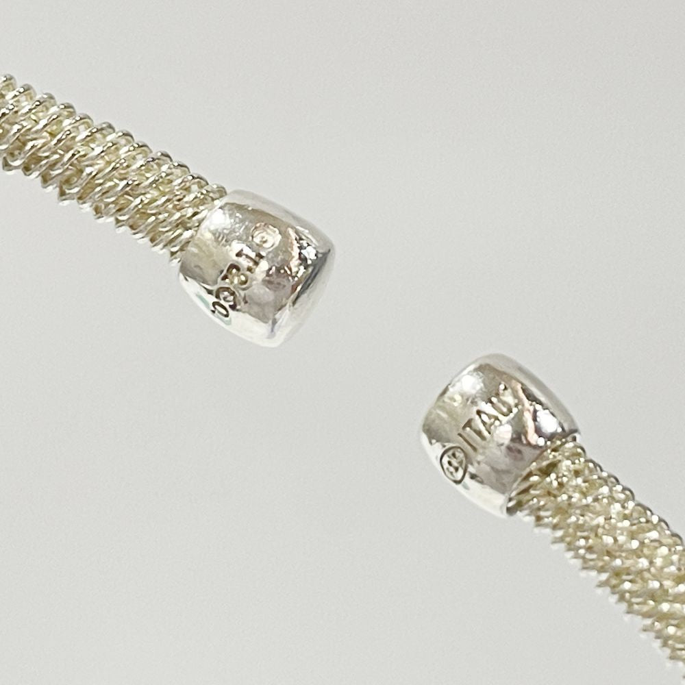 TIFFANY&Co.(ティファニー) 希少 サマセット メッシュ キーチャーム バングル シルバー925 レディース【中古AB】20241022