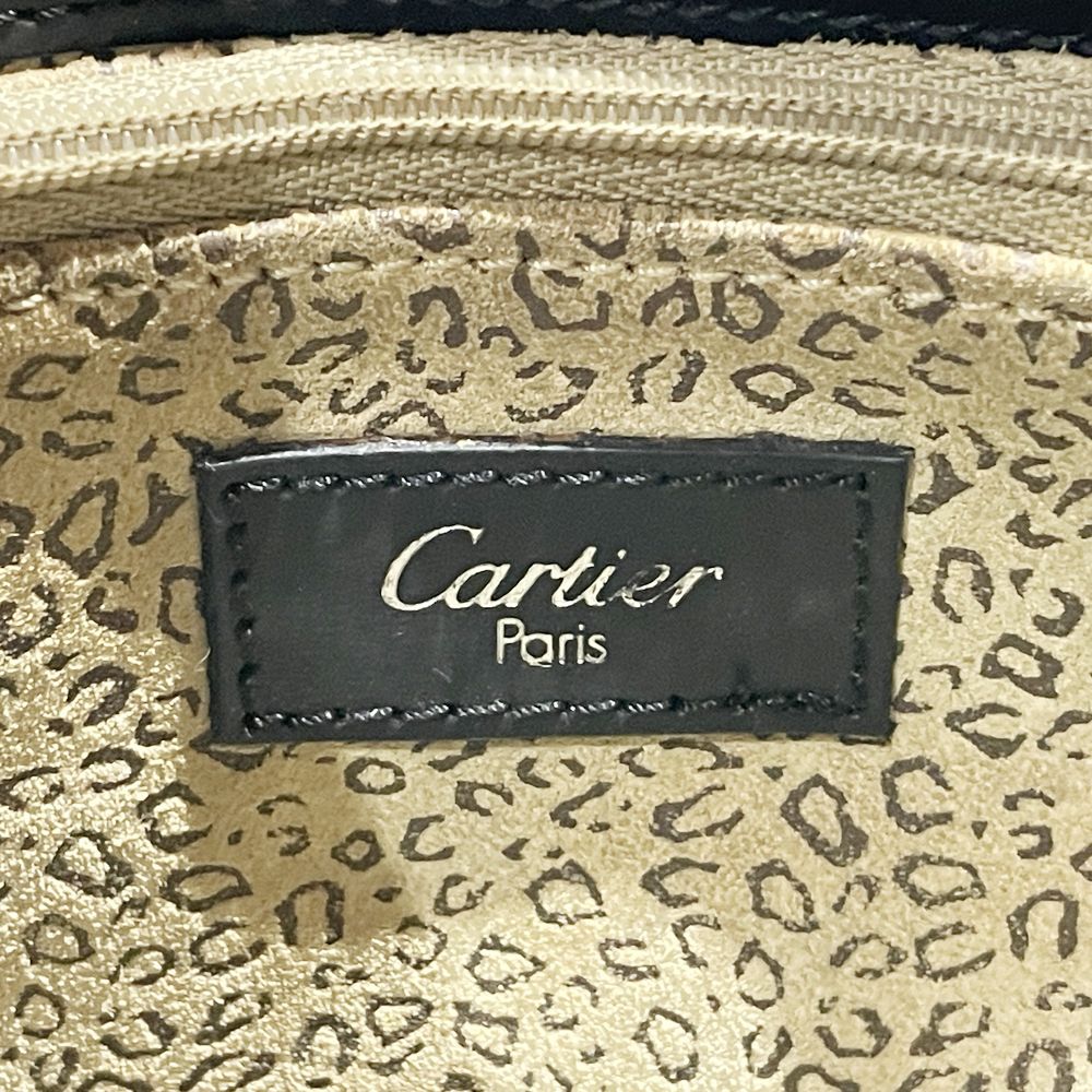 CARTIER(カルティエ) パンテール 編み込み トートバッグ レザー レディース【中古AB】20241019