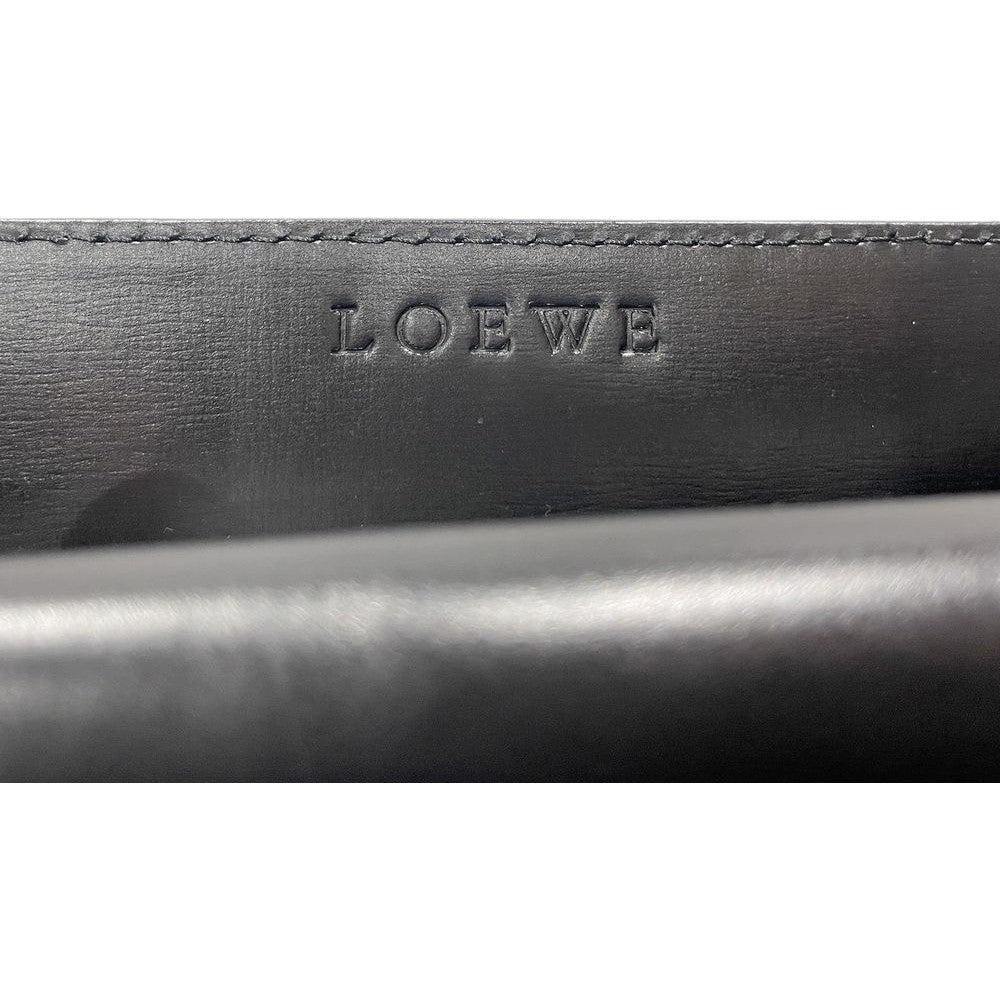 LOEWE(ロエベ) ロゴ コンビ 肩掛け ヴィンテージ トートバッグ レザー レディース【中古AB】20241026