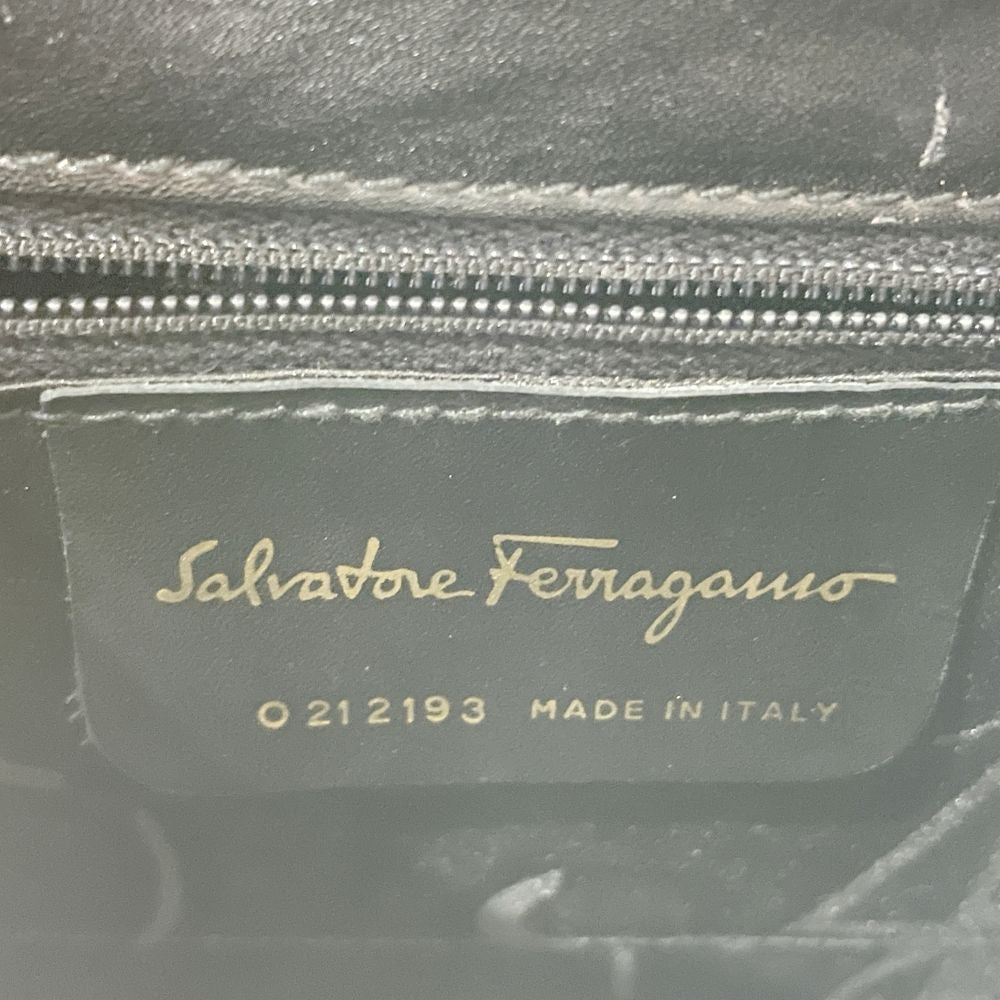 Salvatore Ferragamo(サルヴァトーレフェラガモ) ガンチーニ 2WAY トップハンドル O 212193 ハンドバッグ レザー レディース【中古B】20241026