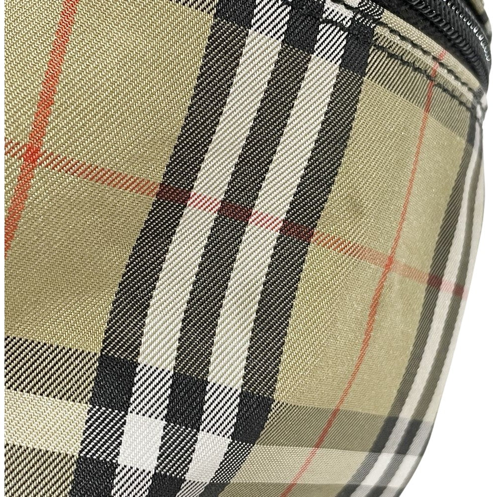 BURBERRY(バーバリー) ロンドン チェック ミニ バニティ ヴィンテージ ハンドバッグ ナイロン/レザー レディース【中古AB】20241027