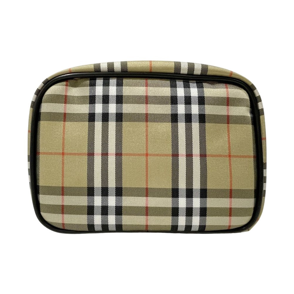 BURBERRY(バーバリー) ロンドン チェック ミニ バニティ ヴィンテージ ハンドバッグ ナイロン/レザー レディース【中古AB】20241027