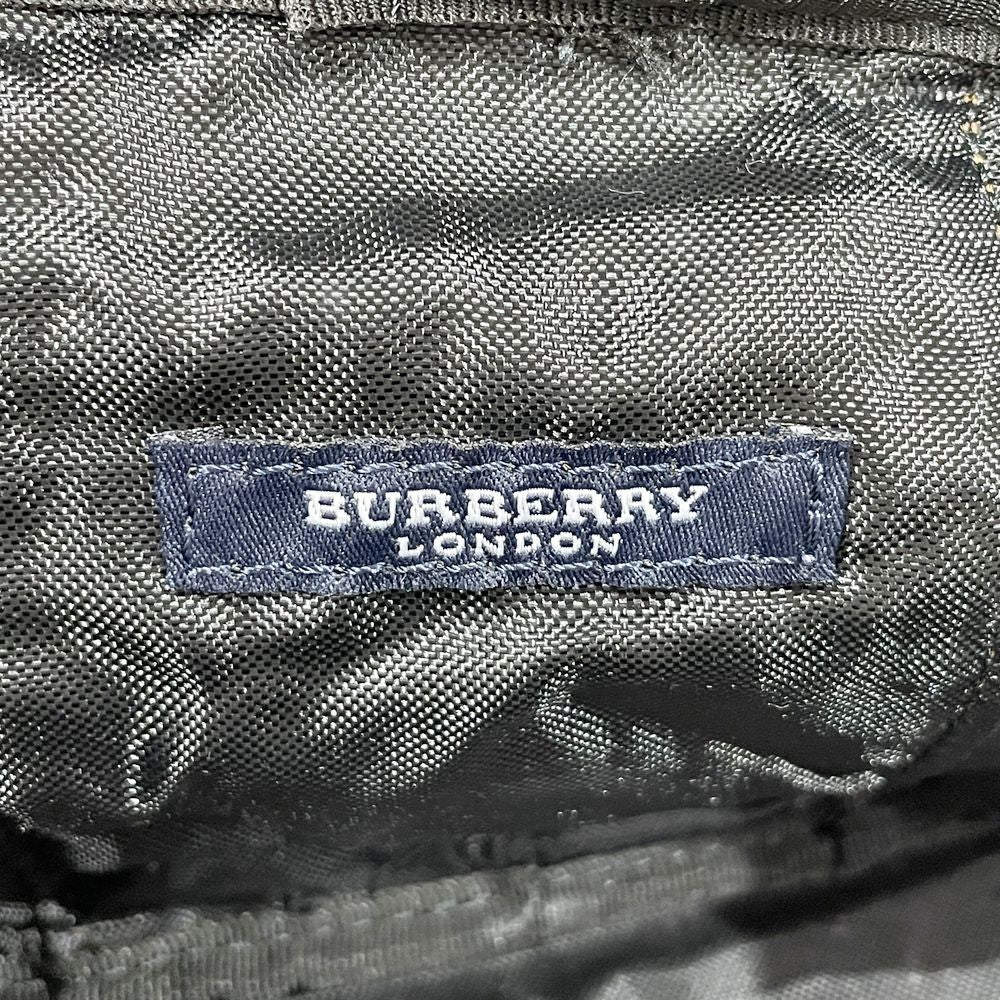 BURBERRY(バーバリー) ロンドン チェック ミニ バニティ ヴィンテージ ハンドバッグ ナイロン/レザー レディース【中古AB】20241027