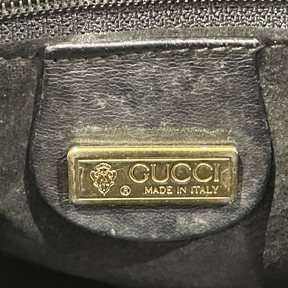 GUCCI(グッチ) インターロッキングG 丸形 ラウンド ヴィンテージ オールド 斜め掛け 007.115.0088 ショルダーバッグ レザー レディース【中古B】20241027