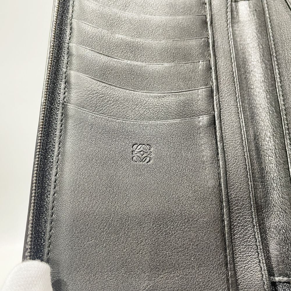 LOEWE(ロエベ) ロゴ 長財布 ヴィンテージ 二つ折り財布 レザー レディース【中古AB】20241109