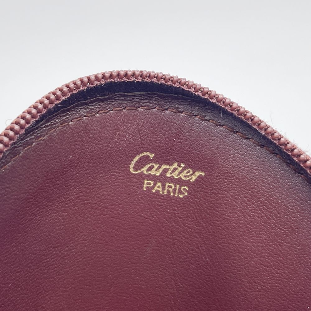 CARTIER(カルティエ) マストライン 丸型 小銭入れ ヴィンテージ コインケース レザー レディース【中古AB】20241110