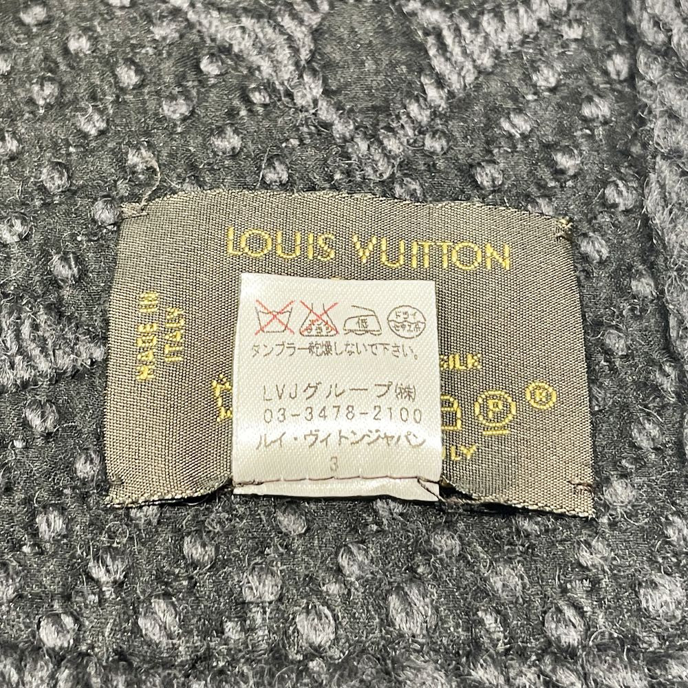 LOUIS VUITTON(ルイ・ヴィトン) エシャルプ ロゴマニア モノグラムフラワー ニット M72431 マフラー ウール/シルク ユニセックス【中古AB】20241102