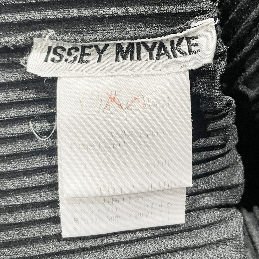 ISSEY MIYAKE(イッセイミヤケ) プリーツ加工 ハイネック 長袖 IM74-JK506 カットソー ポリエステル レディース【中古AB】20241101