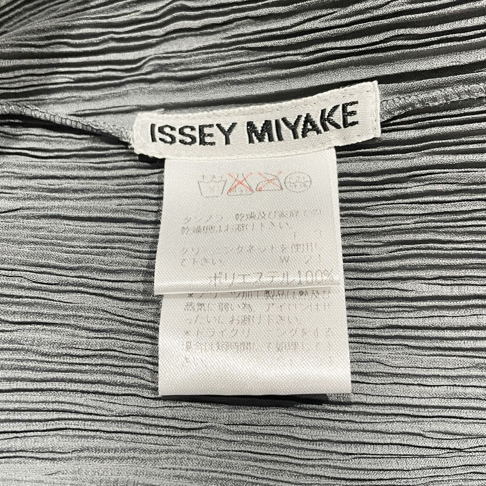 ISSEY MIYAKE(イッセイミヤケ) プリーツ加工 長袖カットソー＆ロングスカート 2点セット サイズM IM74-FJ909/IM74-FG904 セットアップ ポリエステル レディース【中古AB】20241103