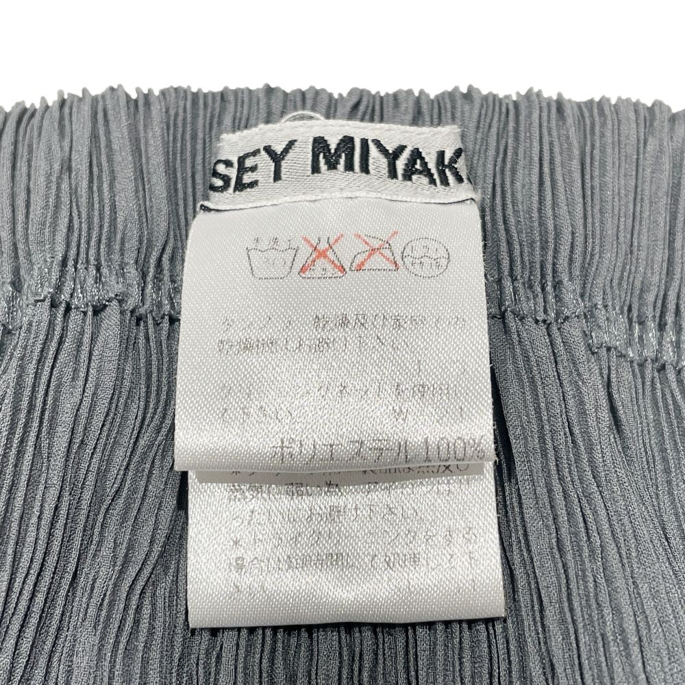 ISSEY MIYAKE(イッセイミヤケ) プリーツ加工 長袖カットソー＆ロングスカート 2点セット サイズM IM74-FJ909/IM74-FG904 セットアップ ポリエステル レディース【中古AB】20241103