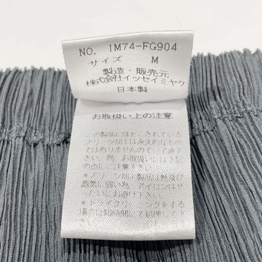 ISSEY MIYAKE(イッセイミヤケ) プリーツ加工 長袖カットソー＆ロングスカート 2点セット サイズM IM74-FJ909/IM74-FG904 セットアップ ポリエステル レディース【中古AB】20241103