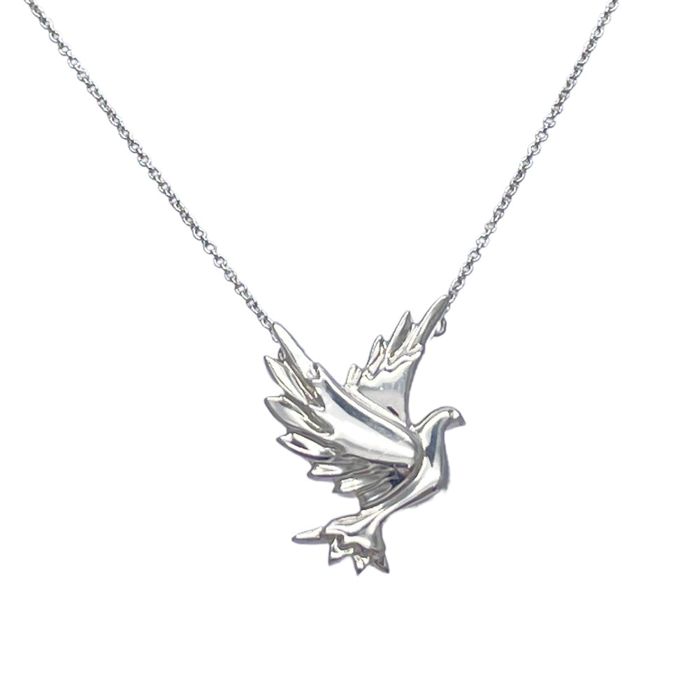 TIFFANY&Co.(ティファニー) パロマ・ピカソ バード 鳩 チェーン41cm 鳥 3.8g ネックレス シルバー925 ユニセックス【中古A】20241107