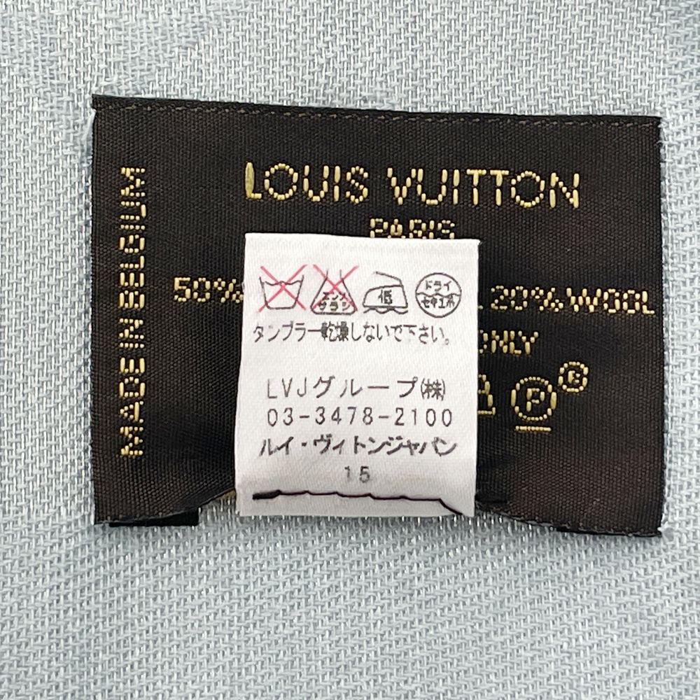 LOUIS VUITTON(ルイ・ヴィトン) ショール・モノグラム シャイン キラキラ 410460 ストール シルク/メタル/ウール ユニセックス【中古A】20241025