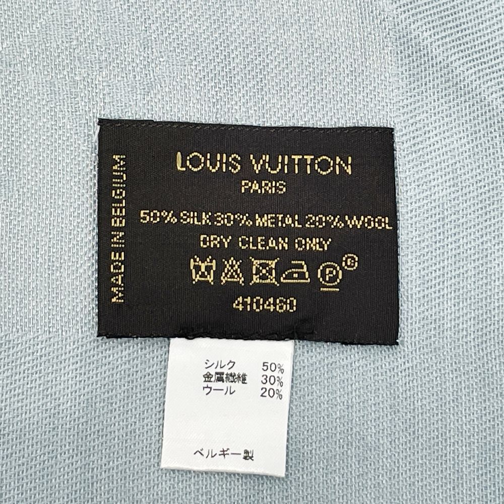 LOUIS VUITTON(ルイ・ヴィトン) ショール・モノグラム シャイン キラキラ 410460 ストール シルク/メタル/ウール ユニセックス【中古A】20241025