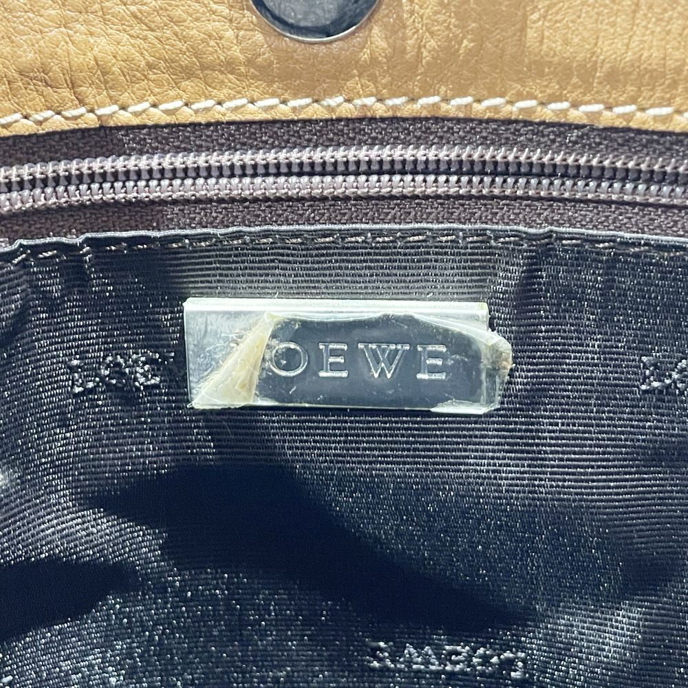 LOEWE(ロエベ) アナグラム 斜め掛け ヴィンテージ ショルダーバッグ レザー レディース【中古B】20241102