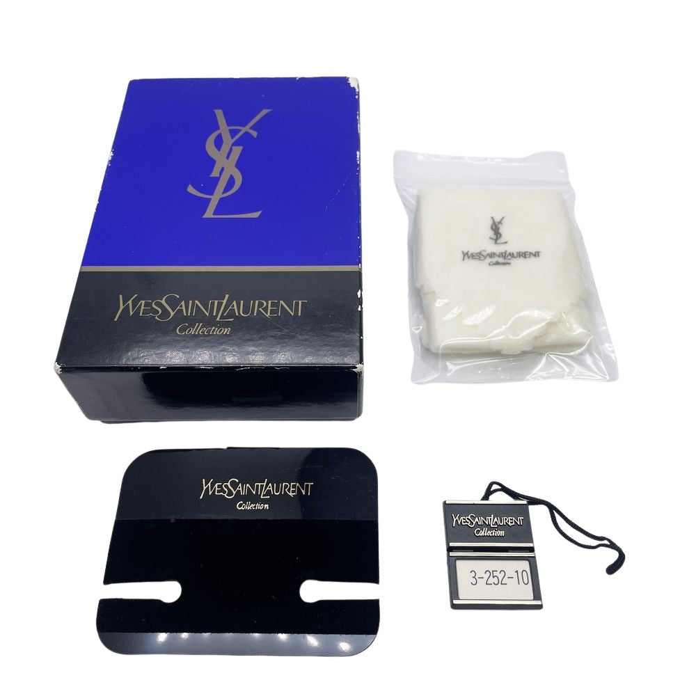 YVES SAINT LAURENT(イヴ・サンローラン) ラウンド 4.7cm 大ぶり 蔦 いぶし ヴィンテージ イヤリング GP/ レディース【中古A】20241103