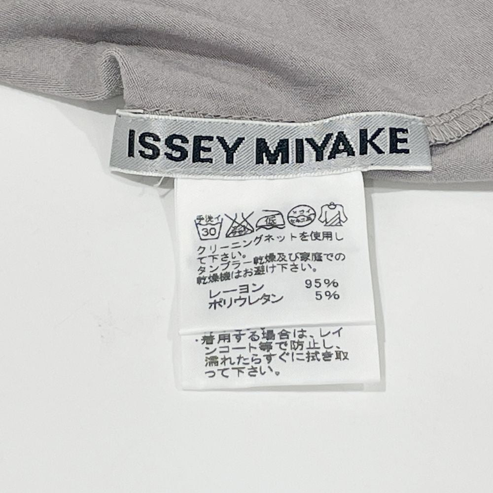 ISSEY MIYAKE(イッセイミヤケ) 変形 アシンメトリー ハイネック サイズ2 IM13JK515 カットソー レーヨン/ポリウレタン レディース【中古AB】20241103