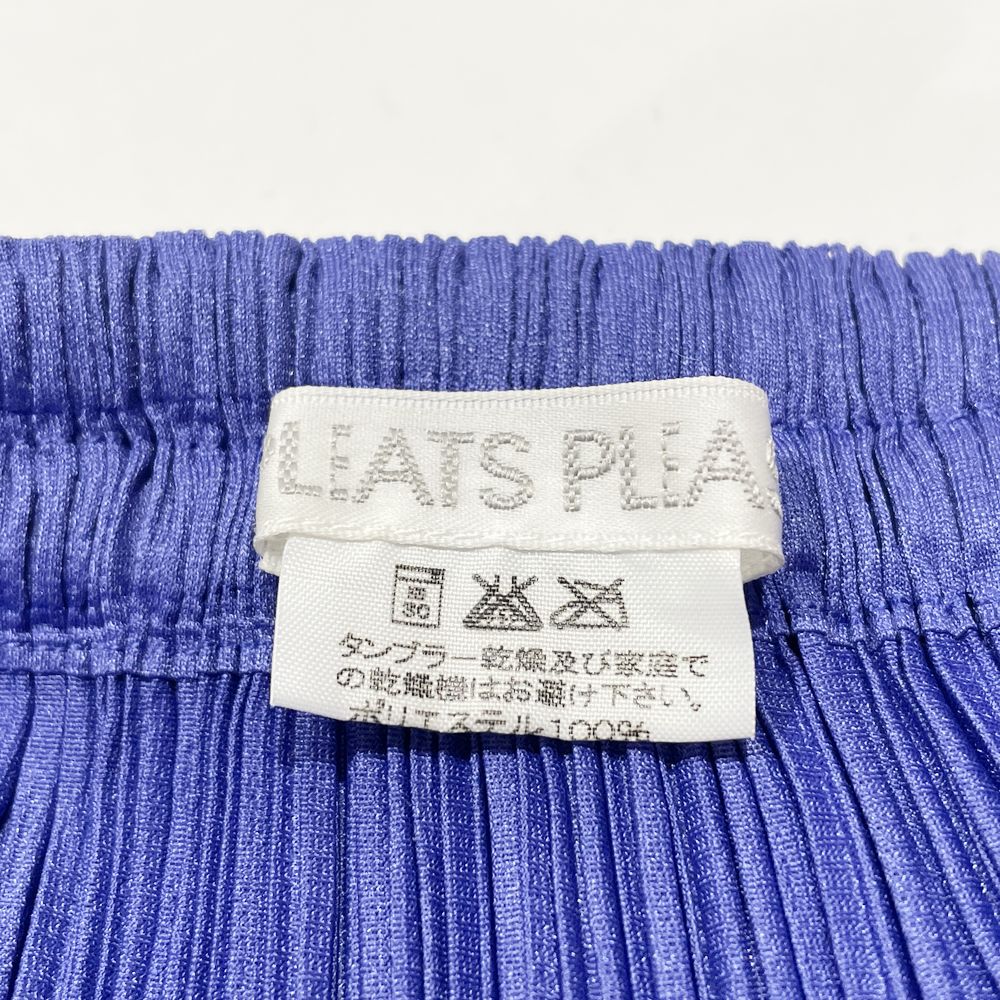 中古B/標準】PLEATS PLEASE プリーツプリーズ イッセイミヤケ プリーツ加工 ノースリーブ＆ロングスカート 2点セット サイズ3/2  レディース セットアップ PP12-JK401/PP12-JG401 パープル20498640