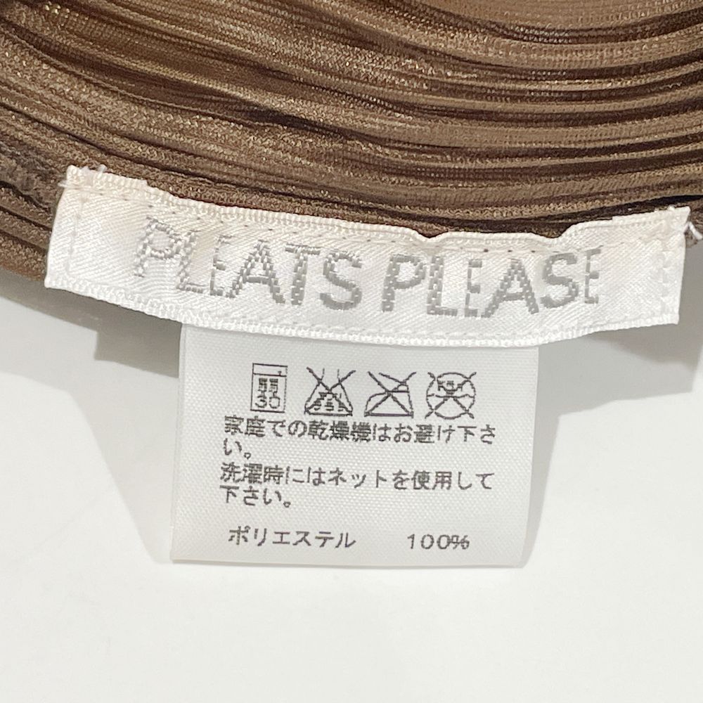 PLEATS PLEASE(プリーツプリーズ) イッセイミヤケ プリーツ加工 ドット 二枚生地 ロング ノースリーブ サイズ3 PP81-JH797 ワンピース ポリエステル レディース【中古AB】20241109