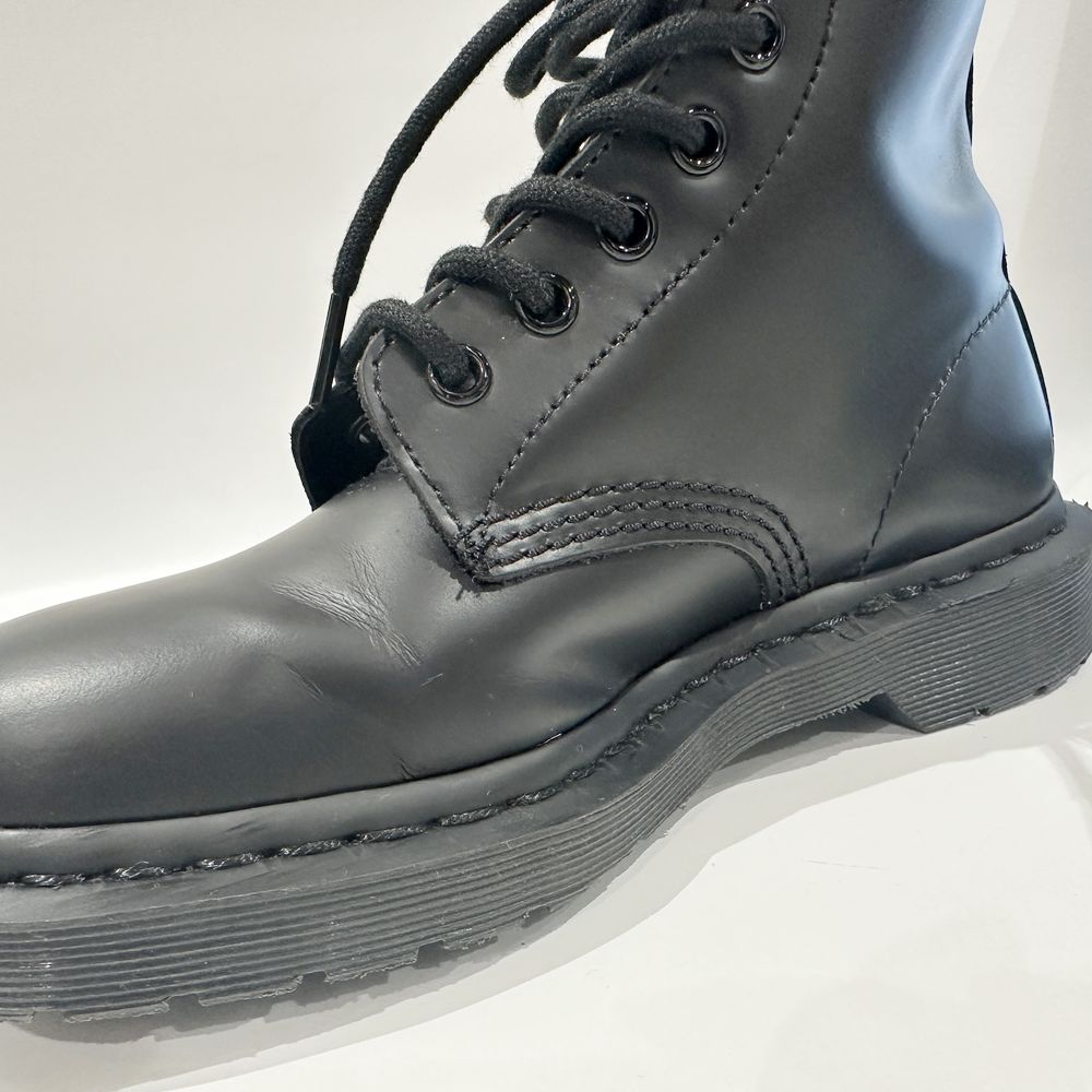 Dr.Martens(ドクターマーチン) MONO UK4(JP23.0cm) レースアップ オールブラック 8ホール 1460 ブーツ レザー/ラバー レディース【中古A】20241107