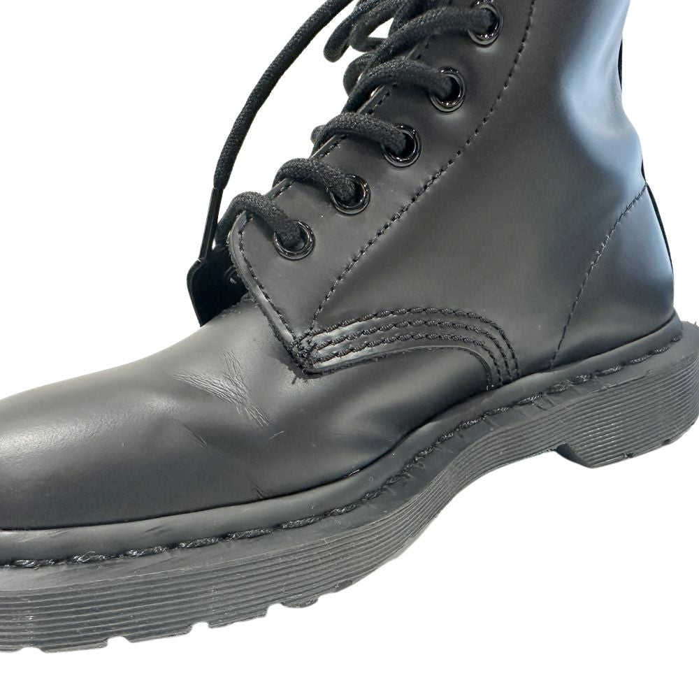 Dr.Martens(ドクターマーチン) MONO UK4(JP23.0cm) レースアップ オールブラック 8ホール 1460 ブーツ レザー/ラバー レディース【中古A】20241107