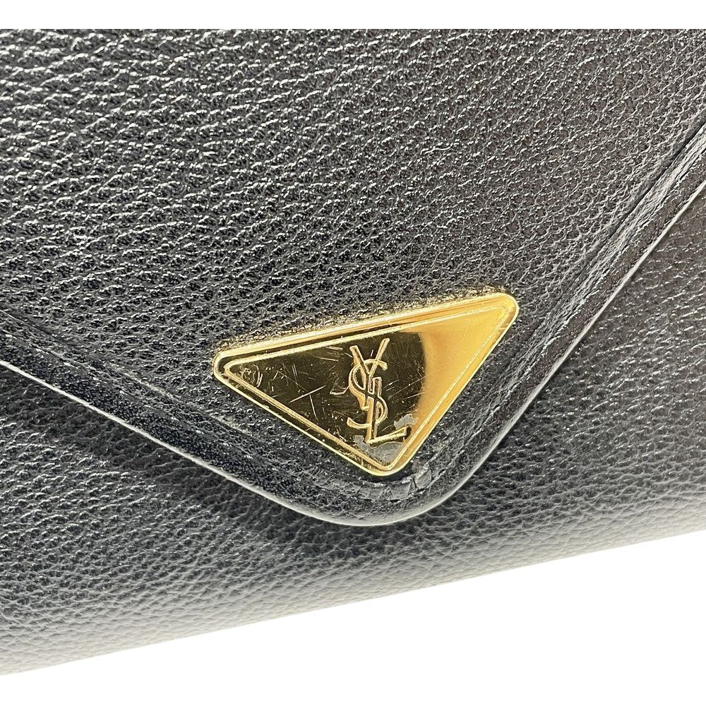 YVES SAINT LAURENT(イヴ・サンローラン) YSL カサンドラ ミニ 斜め掛け ヴィンテージ ショルダーバッグ レザー レディース【中古B】20241102