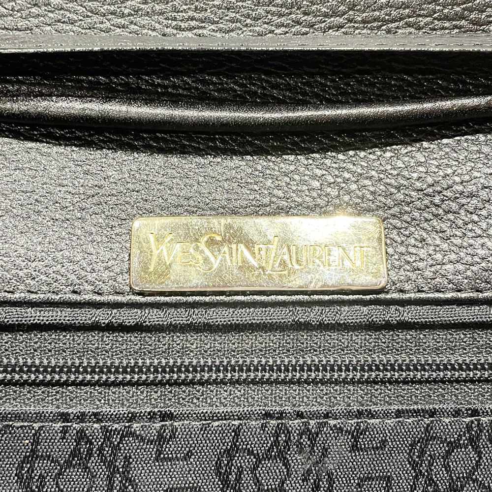 YVES SAINT LAURENT(イヴ・サンローラン) YSL カサンドラ ミニ 斜め掛け ヴィンテージ ショルダーバッグ レザー レディース【中古B】20241102