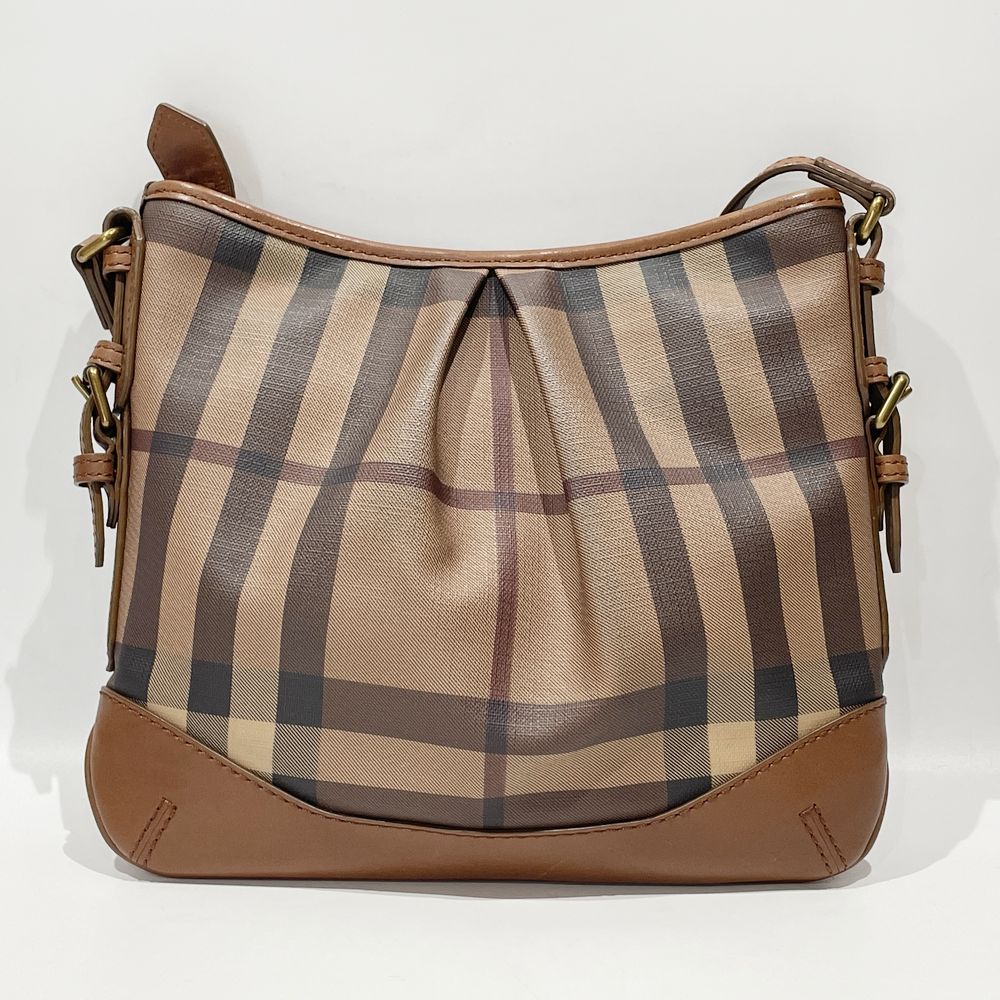 Burberry Prorsum(バーバリープローサム) チェック 斜め掛け ショルダーバッグ PVC/レザー レディース【中古AB】20241102