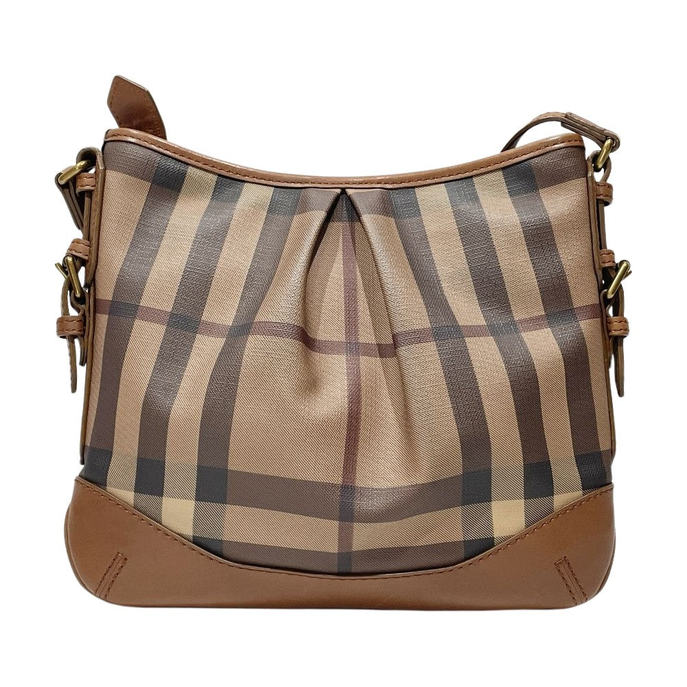 Burberry Prorsum(バーバリープローサム) チェック 斜め掛け ショルダーバッグ PVC/レザー レディース【中古AB】20241102