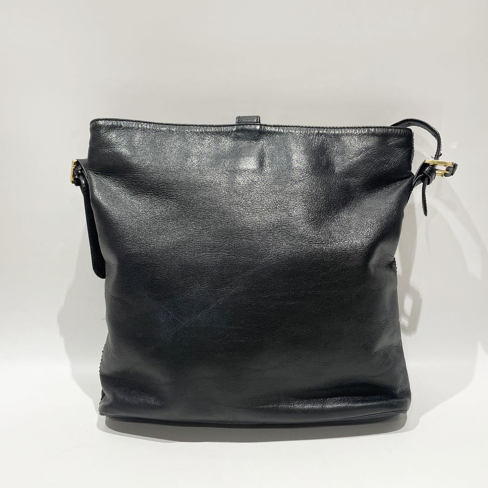 LOEWE(ロエベ) アナグラム 斜め掛け ヴィンテージ ショルダーバッグ レザー レディース【中古B】20241102