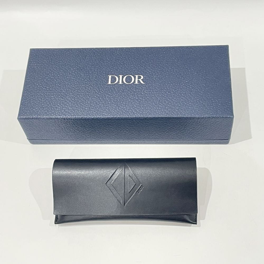 Dior(ディオール) CD DIAMOND クリップオン 彫り スクエア ライトカラーレンズ S4U F2M4 サングラス メタル/ ユニセックス【中古A】20241103