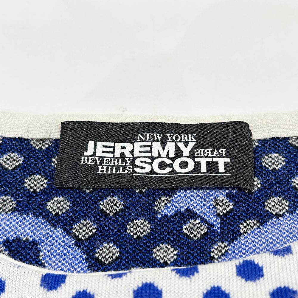 JEREMY SCOTT(ジェレミースコット) サイズ40 セーター トップス ドット 音符 長袖 ニット ウール/ レディース【中古A】20241107