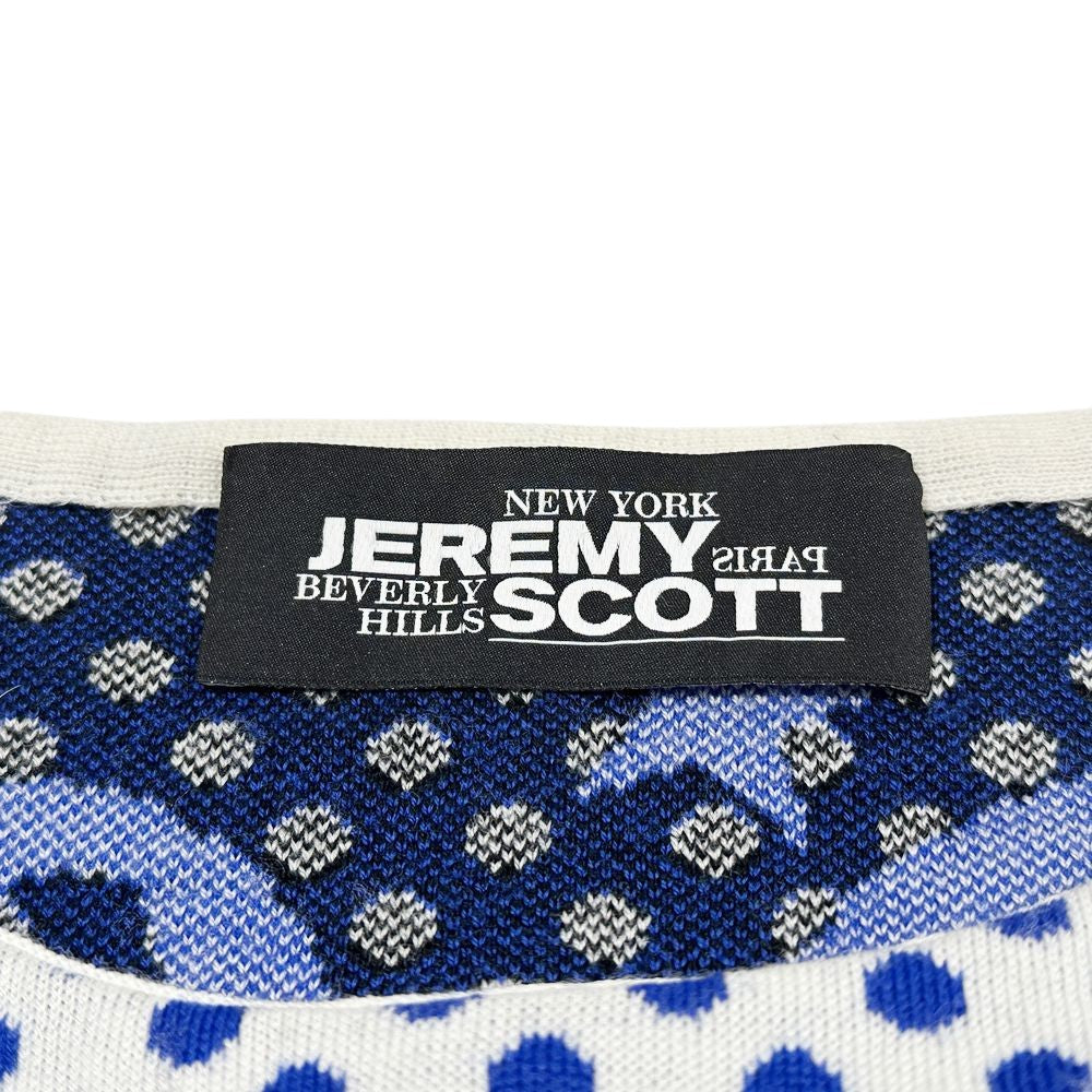 JEREMY SCOTT(ジェレミースコット) サイズ40 セーター トップス ドット 音符 長袖 ニット ウール/ レディース【中古A】20241107