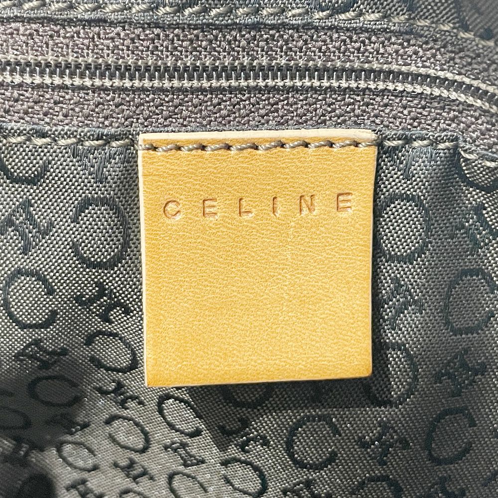 CELINE(セリーヌ) Cマカダム ミニ ヴィンテージ ハンドバッグ スエード/レザー レディース【中古B】20241109