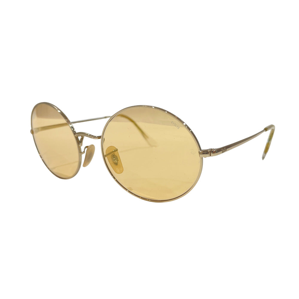 Ray-Ban(レイバン) OVAL ラウンド EVOLVEレンズ 調光 RB1970 サングラス メタル/ ユニセックス【中古AB】20241114