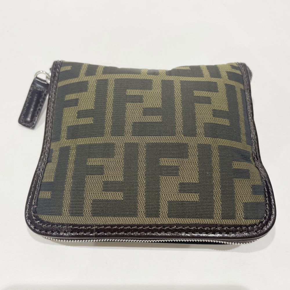 FENDI(フェンディ) ズッカ 折り畳み ヴィンテージ トートバッグ キャンバス/レザー レディース【中古B】20241116