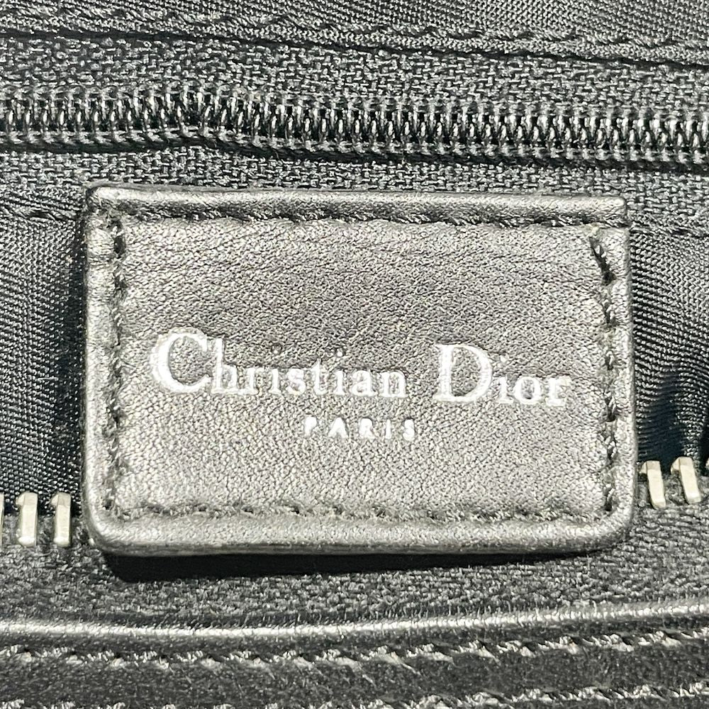 Christian Dior(クリスチャンディオール) ストリートシック トロッター ロゴ プレート ショルダーバッグ キャンバス/レザー レディース【中古AB】20241122