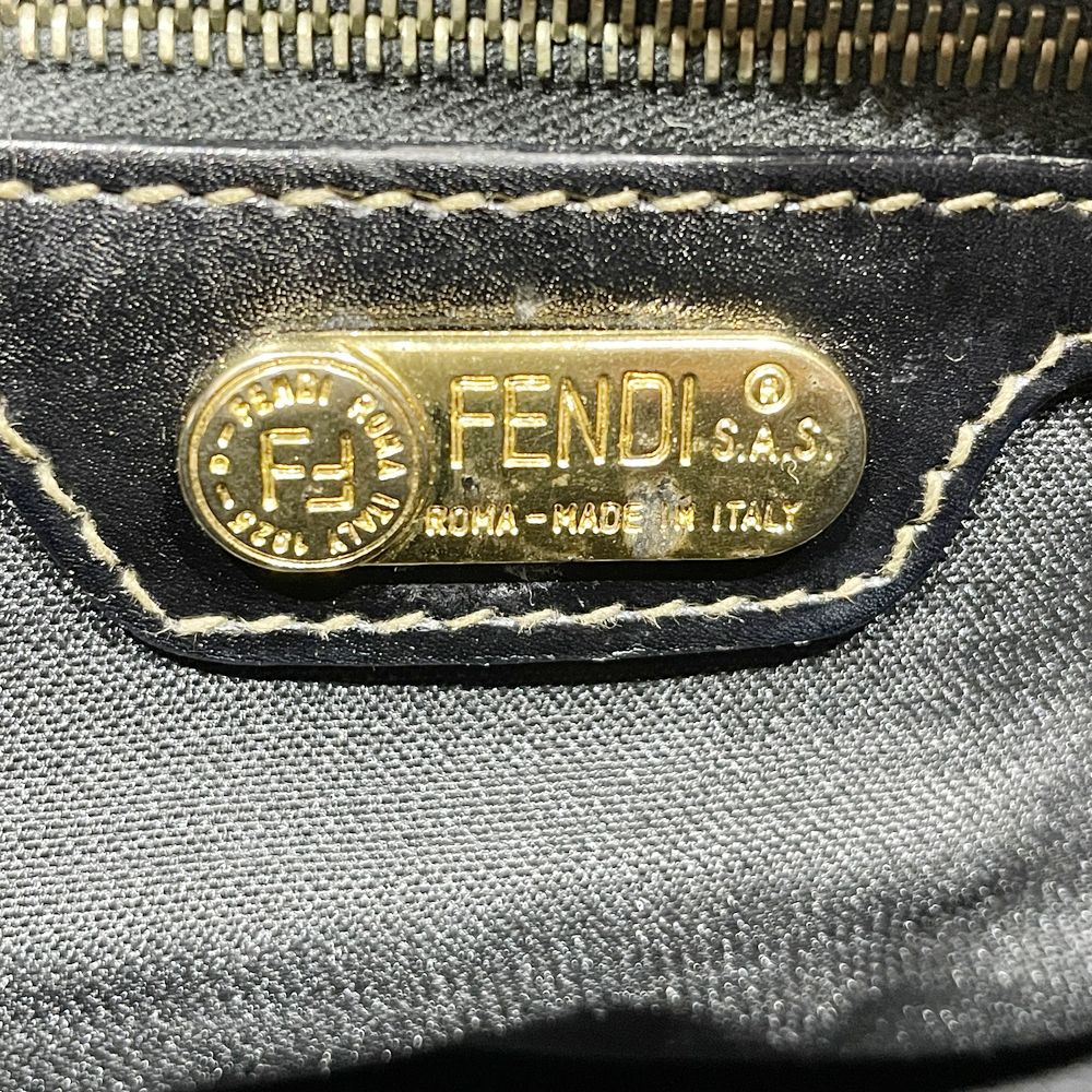 FENDI(フェンディ) FFロゴ ぺカン ヴィンテージ ボストンバッグ PVC/レザー レディース【中古AB】20241124