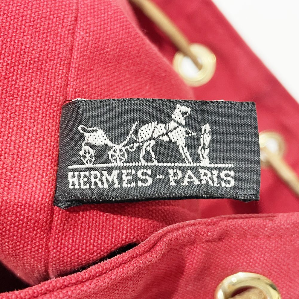 HERMES(エルメス) ポロション ミミルPM マテロット ワンショルダー 肩掛け リュック ショルダーバッグ トワルオフィシエ/レザー レディース【中古B】20241124