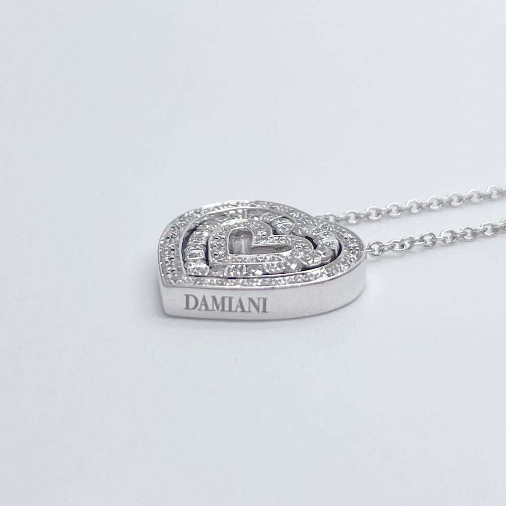 Damiani(ダミアーニ) ベルエポック トリプルハート ダイヤモンド ネックレス K18ホワイトゴールド レディース【中古AB】20241130