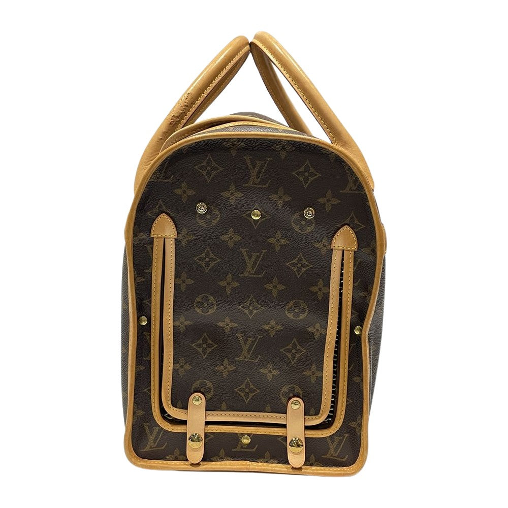 LOUIS VUITTON(ルイ・ヴィトン) サックシャン40 小型犬 ペット M42024 キャリーバッグ モノグラムキャンバス 【中古B】20241204