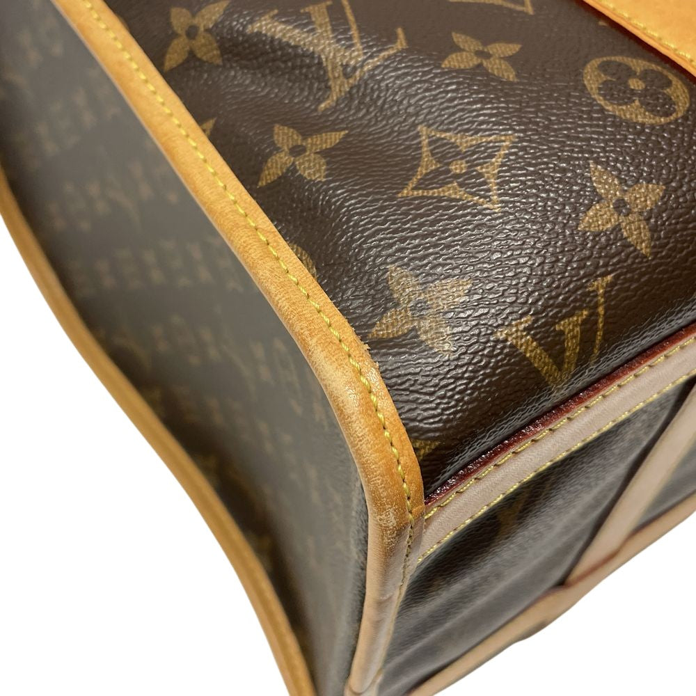 LOUIS VUITTON(ルイ・ヴィトン) サックシャン40 小型犬 ペット M42024 キャリーバッグ モノグラムキャンバス 【中古B】20241204