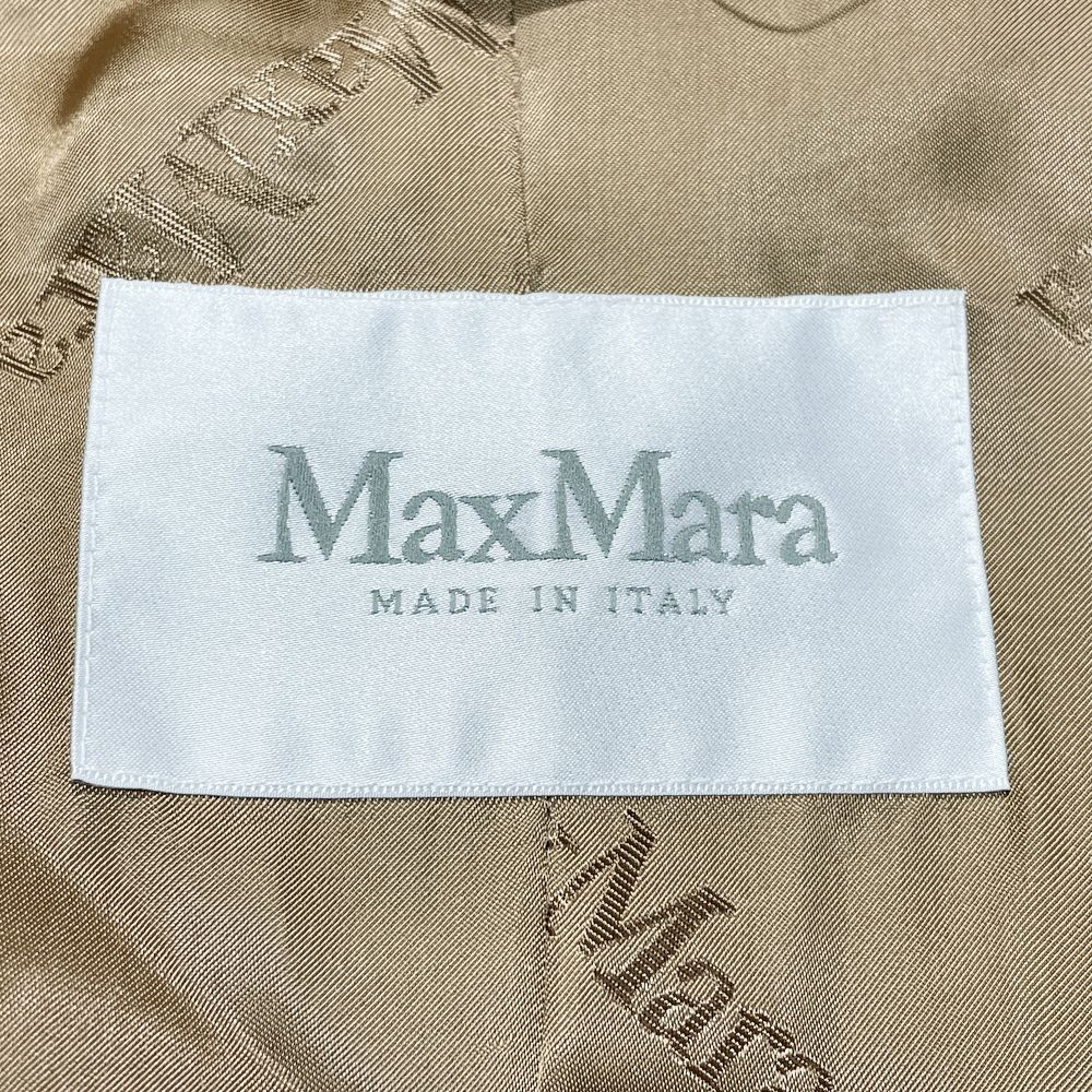 MAX MARA(マックスマーラ) TEDDY テディベア サイズS アイコン コート ロングコート/シルク/キャメル 他 レディース【中古A】20241206