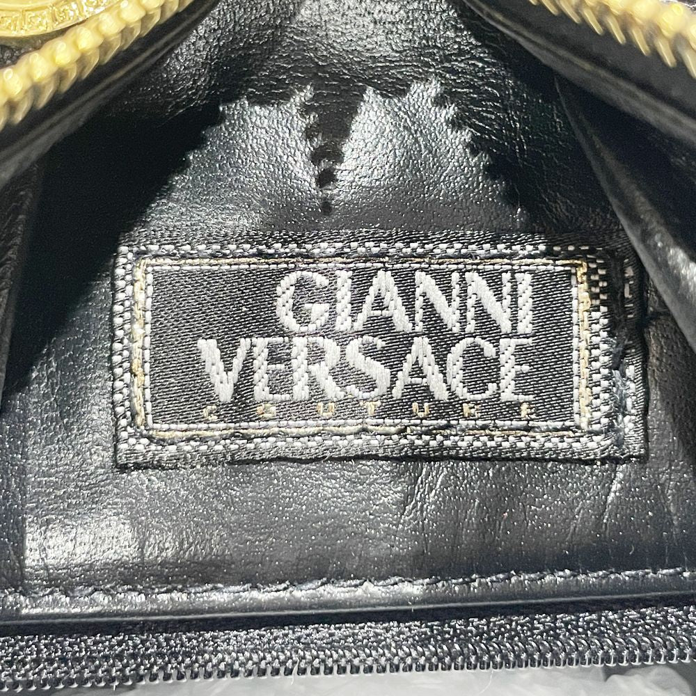 Gianni Versace(ジャンニ・ヴェルサーチ) メデューサ ワンショルダー ミニ ヴィンテージ 斜め掛け ショルダーバッグ レザー レディース【中古AB】20241207